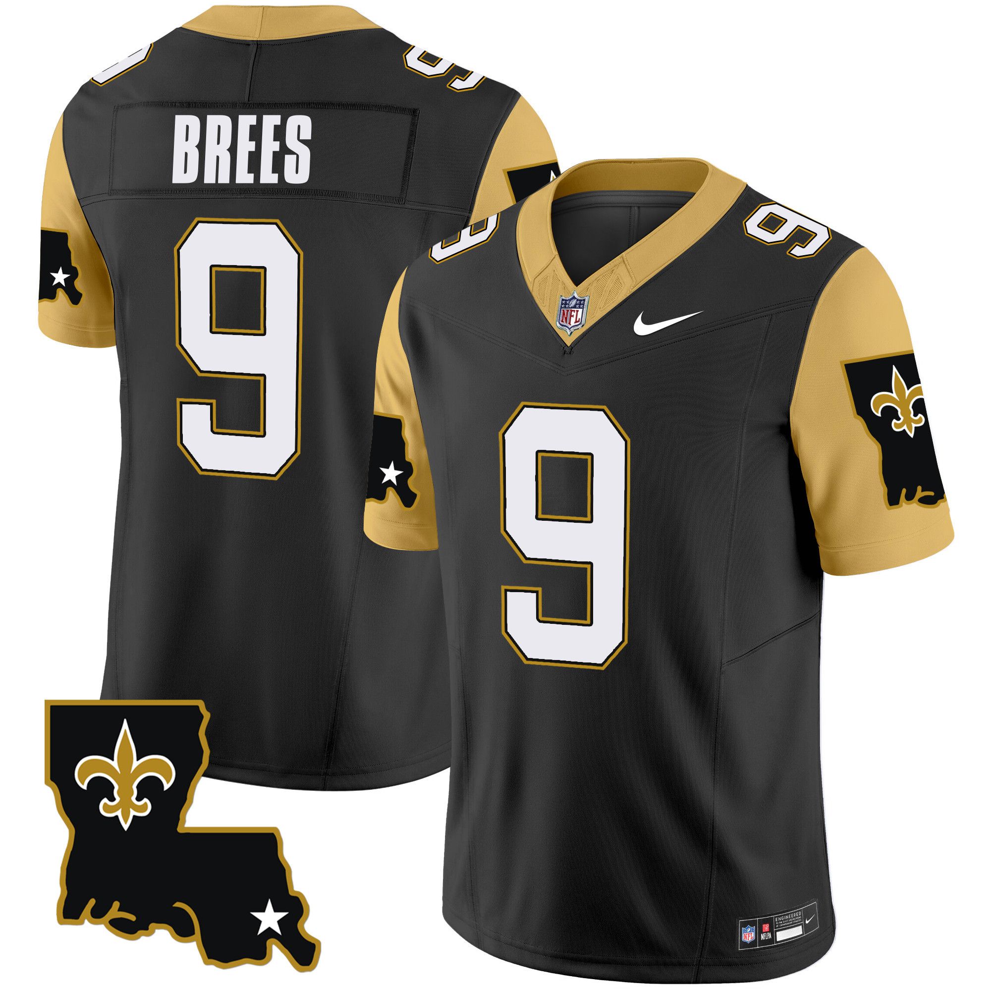 Men New Orleans Saints #9 Brees Black 2024 Nike 1987 Legacy Vapor Limited NFL Jersey->indianapolis colts->NFL Jersey